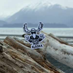 ALASKA MOTO MOOSE CO STICKER